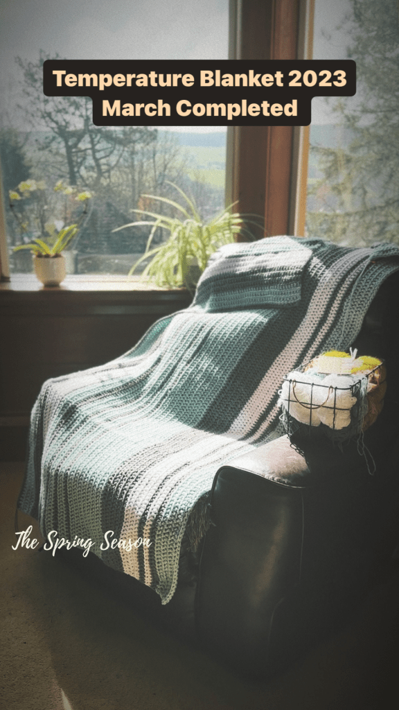 Temperature Blanket 2023 