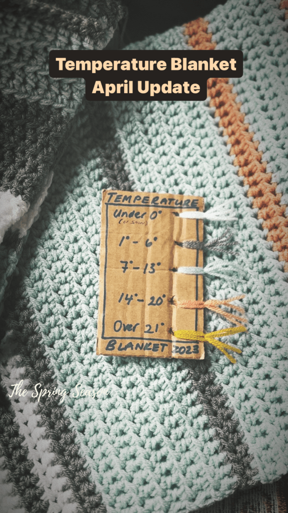 Temperature Blanket 2023 