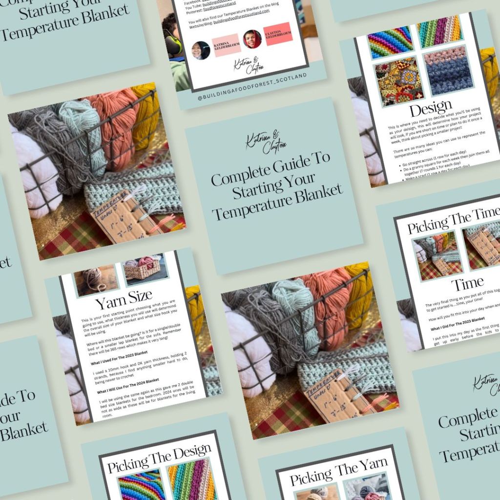 Stitching the Seasons: Tracking Climate with a Temperature Blanket (Getting Started 2024)