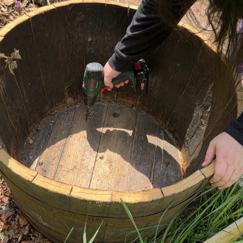 DIY: Using Old Wine Barrels As Planters