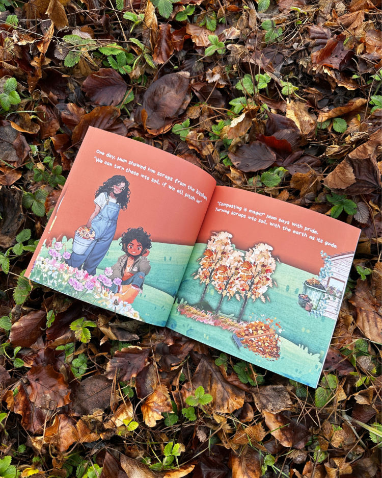 Clayton's Pile Of Leaves: A Story of Autism and Composting