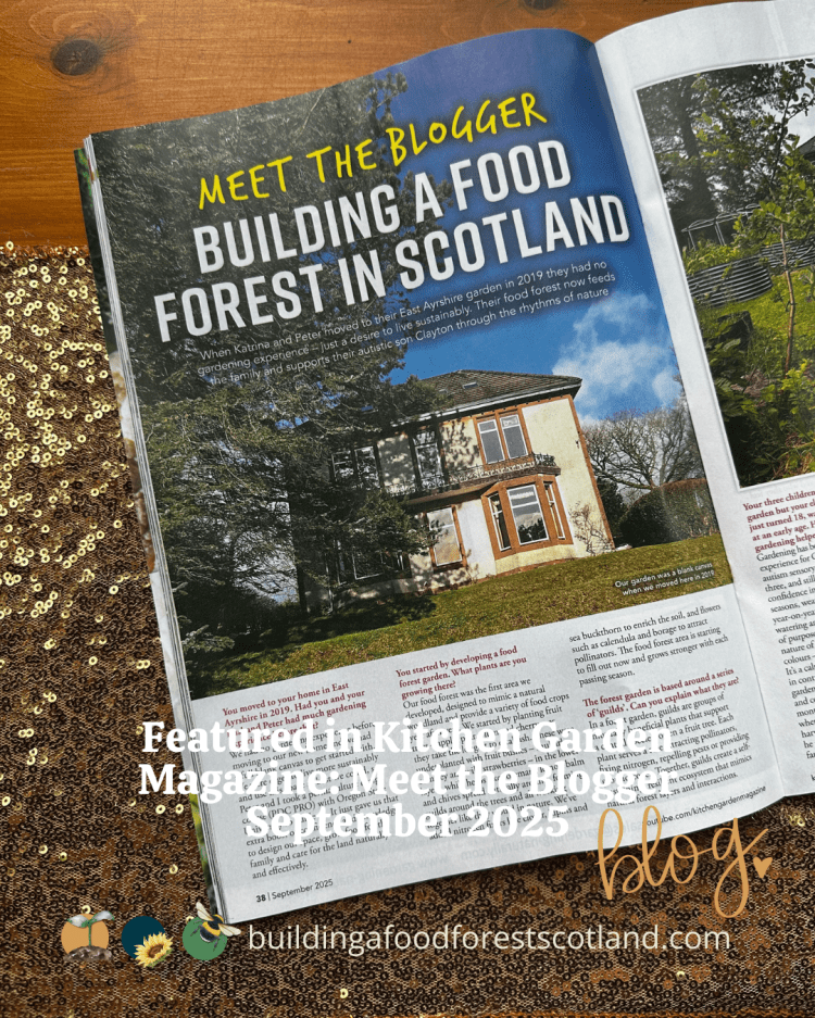 Featured in Kitchen Garden Magazine: Meet the Blogger September 2025