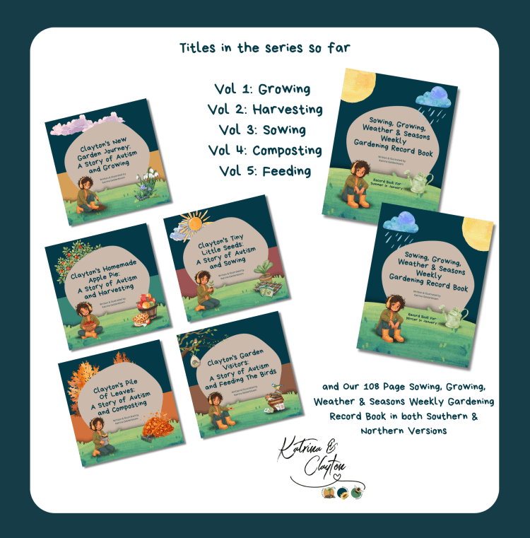 Series of Children's Books on Autism and Gardening